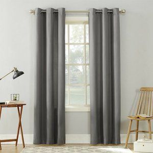 No. 918 Sora Grommet Light Filtering Curtain Panel- Pair